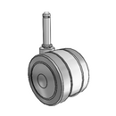 GT-03TPO-200-SW-GR08 MedCaster Swivel Caster