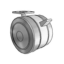 GT-03TPO-200-TB-TP07 MedCaster Swivel Caster