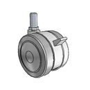 GT-03TPO-200-TB-TS02 MedCaster Swivel Caster