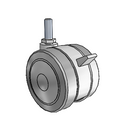 GT-03TPO-200-TB-TS06 MedCaster Swivel Caster