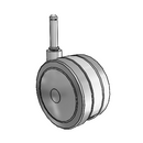GT-04TPO-200-SW-GR08 MedCaster Swivel Caster
