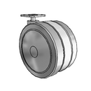 GT-04TPO-200-SW-TP07 MedCaster Swivel Caster