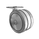 GT-04TPO-200-SW-TP09 MedCaster Swivel Caster