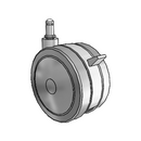 GT-04TPO-200-TB-GR01 MedCaster Swivel Caster