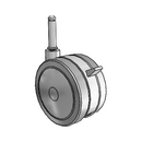 GT-04TPO-200-TB-GR08 MedCaster Swivel Caster