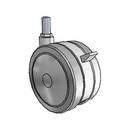 GT-04TPO-200-TB-TS02 MedCaster Swivel Caster