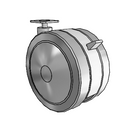GT-05TPO-200-TB-TP07 MedCaster Swivel Caster