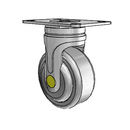 NA-03QDP-125-RG-TP01 MedCaster Swivel Medical Caster
