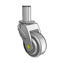 NA-03QDP-125-SW-GR07 MedCaster Swivel Medical Caster