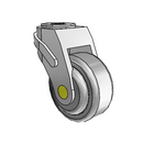 NA-03QDP-125-SW-HK01 MedCaster Swivel Caster