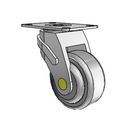 NA-03QDP-125-SW-TP01 MedCaster Swivel Medical Caster