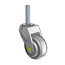NA-03QDP-125-SW-TS21 MedCaster Swivel Medical Caster