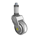 NA-03QDP-125-SW-XRN4 MedCaster Swivel Medical Caster