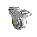 NA-03QDP-125-TL-HK01 MedCaster Swivel Caster