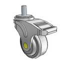 NA-03QDP-125-TL-TS02 MedCaster Swivel Medical Caster