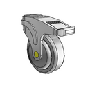 NA-04QDP-125-DL-HK01 MedCaster Swivel Medical Caster