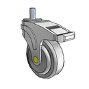 NA-04QDP-125-DL-TS02 MedCaster Swivel Medical Caster