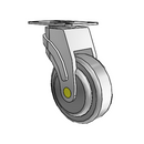 NA-04QDP-125-SW-TP01 MedCaster Swivel Medical Caster