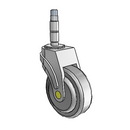 NA-04QDP-125-SW-XRZ1 MedCaster Swivel Medical Caster