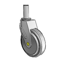 NA-05QDP-125-SW-GR09 MedCaster Swivel Medical Caster