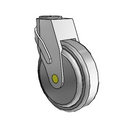 NA-05QDP-125-SW-HK01 MedCaster Swivel Medical Caster