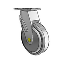 NA-05QDP-125-SW-TP01 MedCaster Swivel Medical Caster