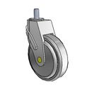 NA-05QDP-125-SW-TS02 MedCaster Swivel Medical Caster
