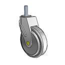 NA-05QDP-125-SW-TS03 MedCaster Swivel Medical Caster