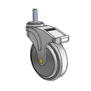 NA-05QDP-125-TL-TS03 MedCaster Swivel Medical Caster