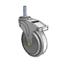 NA-05QDP-125-TL-TS05 MedCaster Swivel Medical Caster