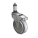 NA-05QDP-125-TL-XRN4 MedCaster Swivel Medical Caster