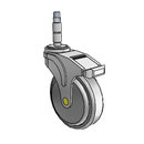 NA-05QDP-125-TL-XRZ1 MedCaster Swivel Medical Caster