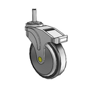 NA-05RPP-125-DL-GR02 MedCaster Swivel Medical Caster