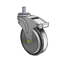 NA-05RPP-125-DL-TS02 MedCaster Swivel Medical Caster
