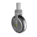 NA-05RPP-125-RG-RS02 MedCaster Rigid Medical Caster