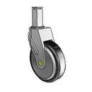 NA-05RPP-125-SW-SQ03 MedCaster Swivel Medical Caster