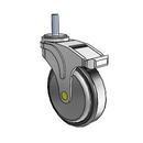NA-05RPP-125-TL-TS03 MedCaster Swivel Medical Caster