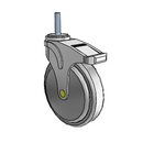 NA-06QDP-125-DL-TS05 MedCaster Swivel Medical Caster