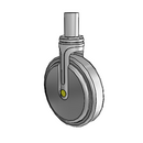 NA-06QDP-125-RG-RS03 MedCaster Rigid Medical Caster