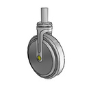 NA-06QDP-125-RG-RS04 MedCaster Rigid Medical Caster