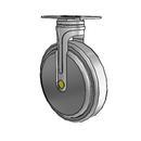 NA-06QDP-125-RG-TP01 MedCaster Rigid Medical Caster
