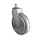 NA-06QDP-125-SW-GR01 MedCaster Swivel Medical Caster
