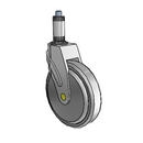 NA-06QDP-125-SW-XRN4 MedCaster Swivel Medical Caster