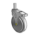 NA-06QDP-125-TL-RS04 MedCaster Swivel Medical Caster