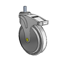 NA-06QDP-125-TL-TS02 MedCaster Swivel Medical Caster