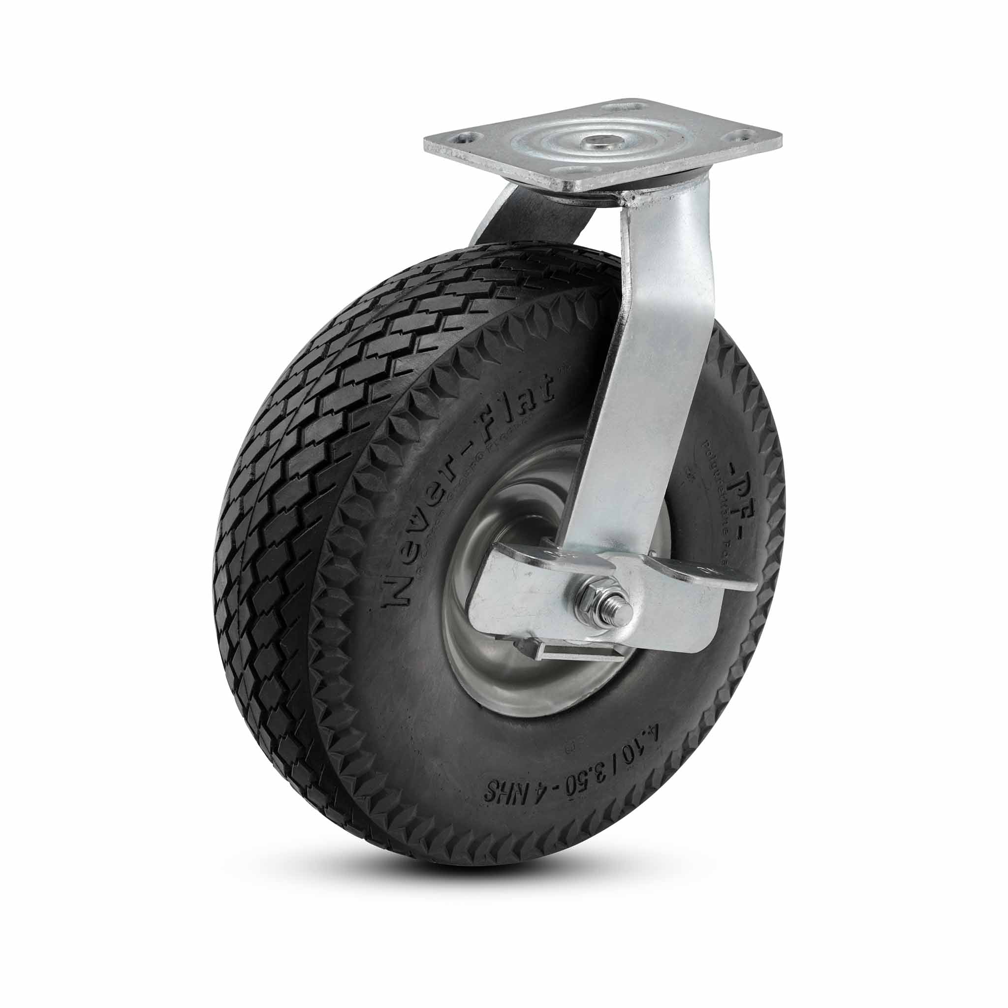 Never-Flats: acts like pneumatic wheels but never needs air