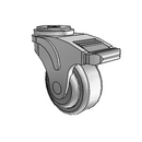 NG-03QDP-125-DL-HK04 MedCaster Swivel Caster