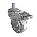 NG-03QDP-125-DL-TS02 MedCaster Swivel Caster