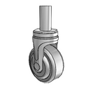 NG-03QDP-125-RG-RS01 MedCaster Rigid Caster