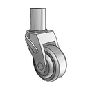 NG-03QDP-125-SW-RS05 MedCaster Swivel Caster